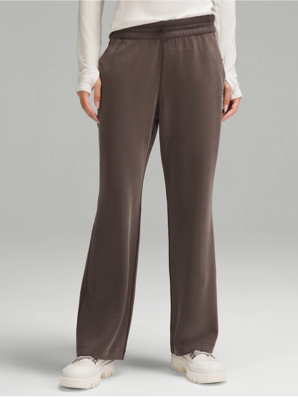 lululemon athletica Wide-Leg Lounge Pants - Chocolate Brown